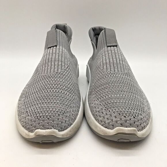 Tommy Bahama Knit Slip On Sneakers Women's 8 Light Gray Pull On Jogger Loafers - Picture 2 of 9